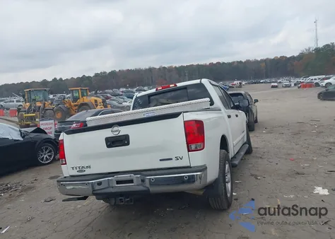 2014 Nissan Titan Sv из США, поврежденный, VIN 1N6BA0ED3EN505409